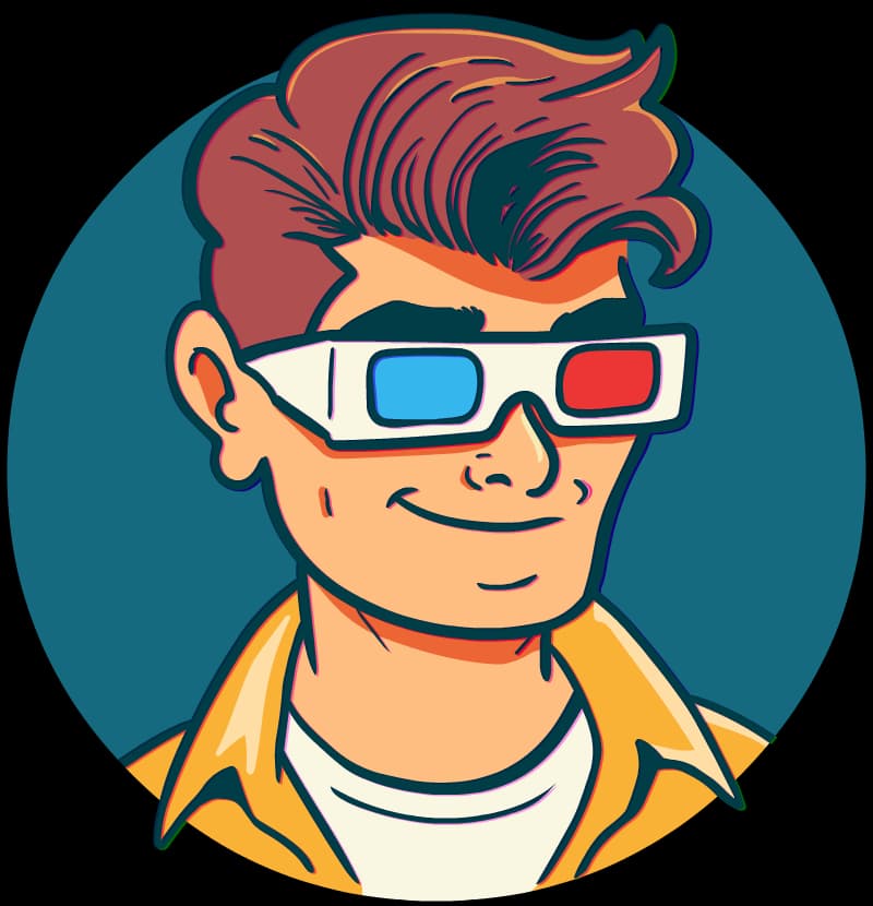 Cartoon portrait of Ben Basic